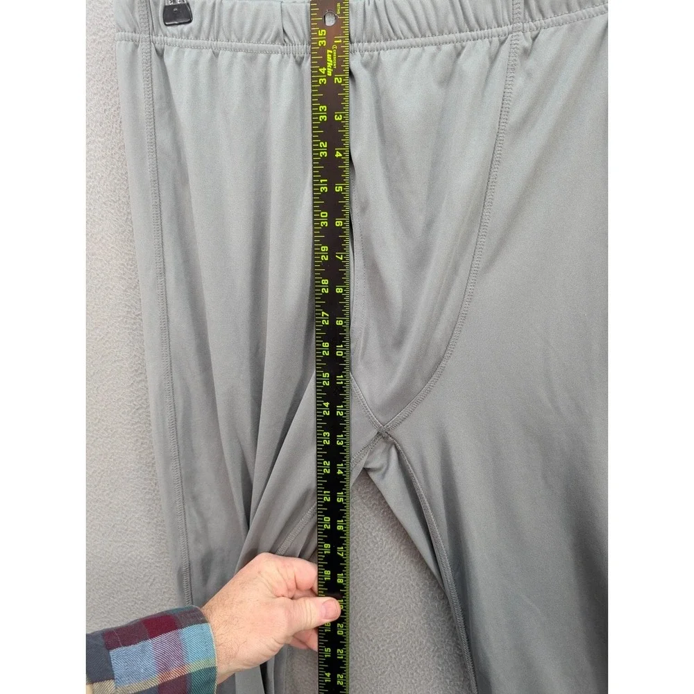 Cabela's Long Base Layer Thermal Pants Men's Large Tall Gray Outdoor Lightweight